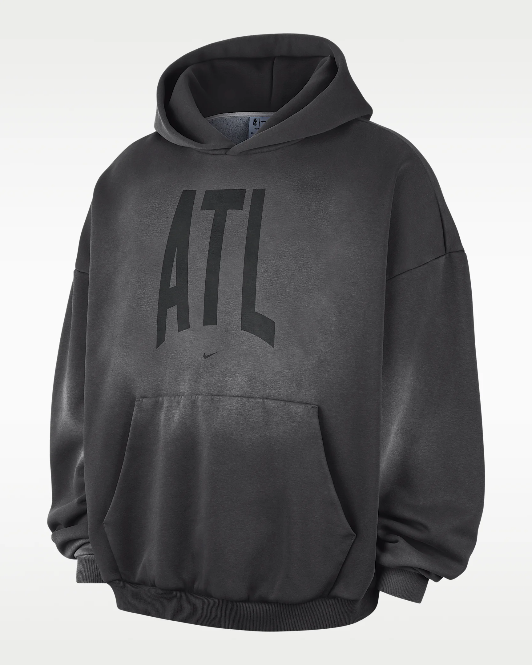 Atlanta Hawks Standard Issue Men's Therma-FIT Fleece Basketball Pullover Hoodie - 1