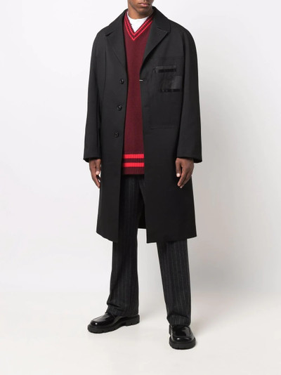 Maison Margiela four-stitch logo coat outlook