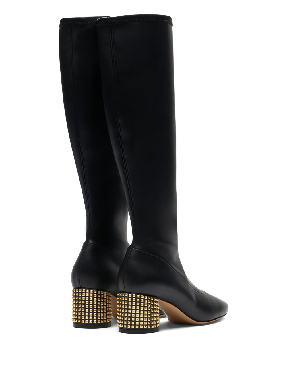 50mm leather knee-high boots - 4