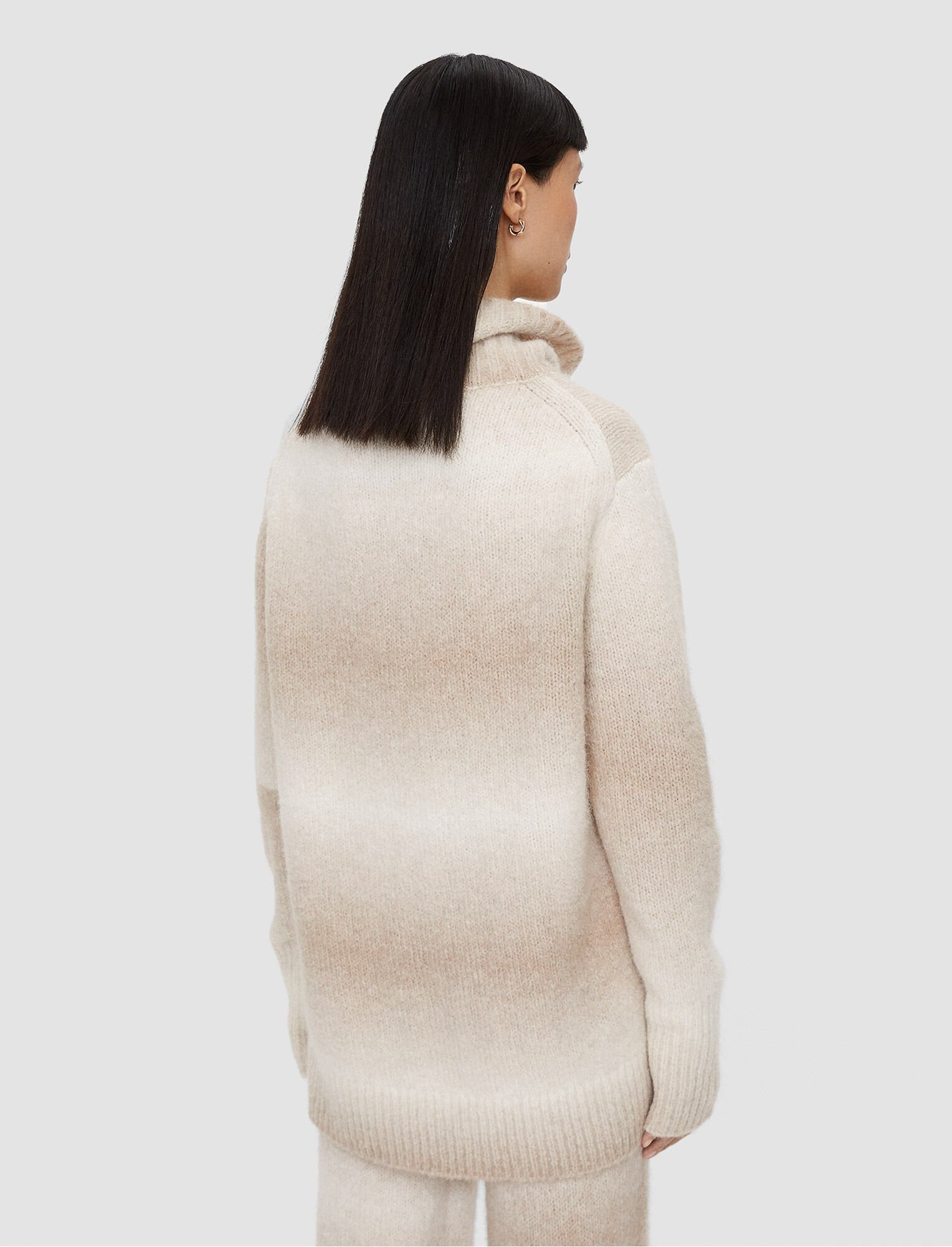 Printed Knit High Neck Jumper - 4
