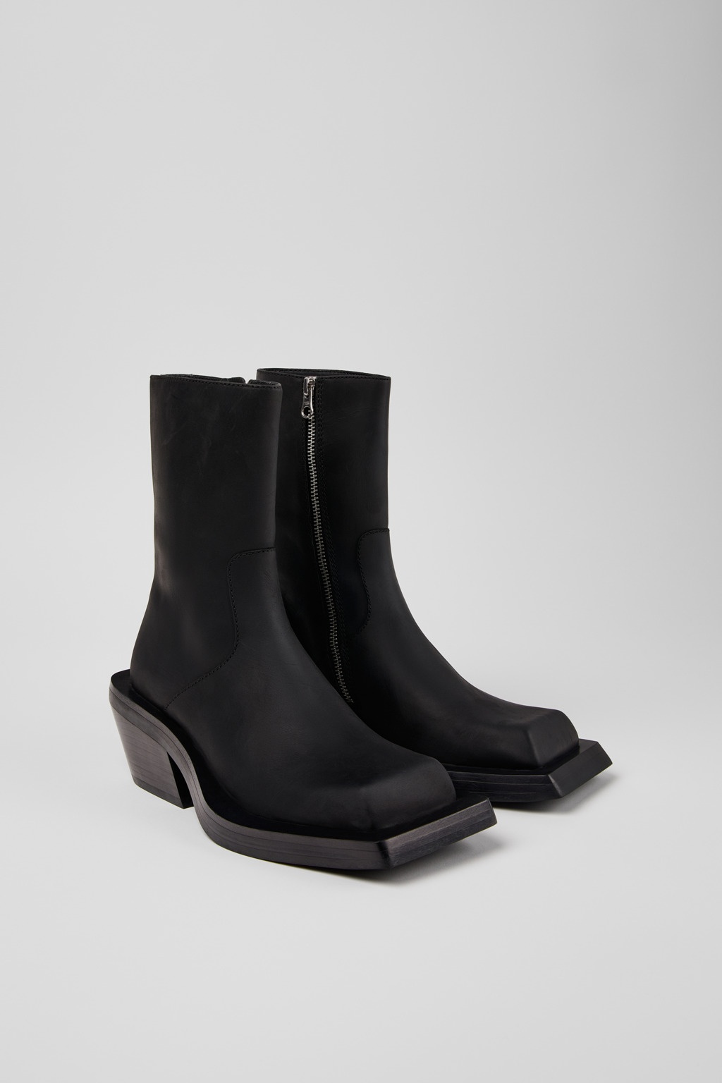 Black Nubuck Boots - 2