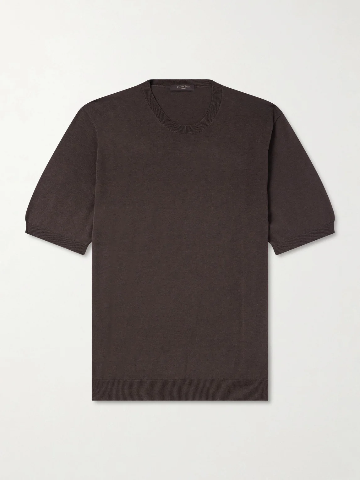 Cotton and Silk-Blend T-Shirt - 1