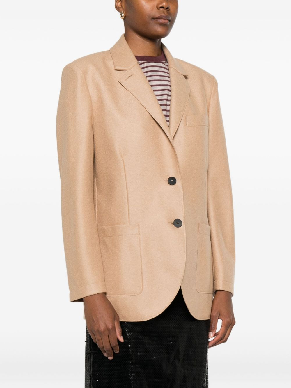 patch-pocket buttoned blazer - 3