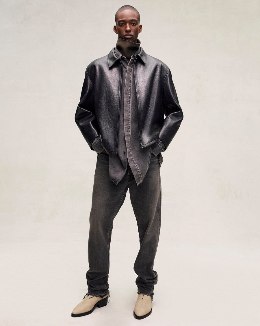 Vented Denim Shirt - 4