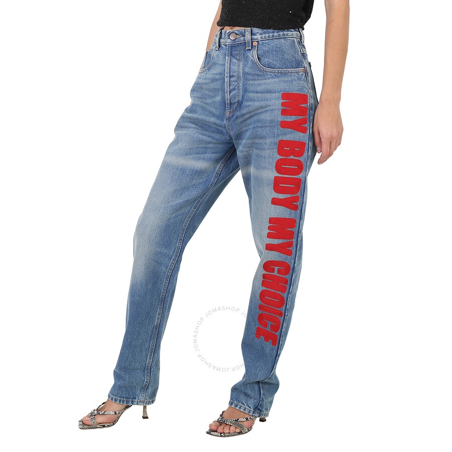 Gucci My Body My Choice Straight Leg Jeans - 5