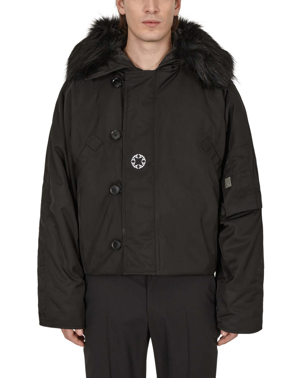 NYLON LOGO PARKA - 2