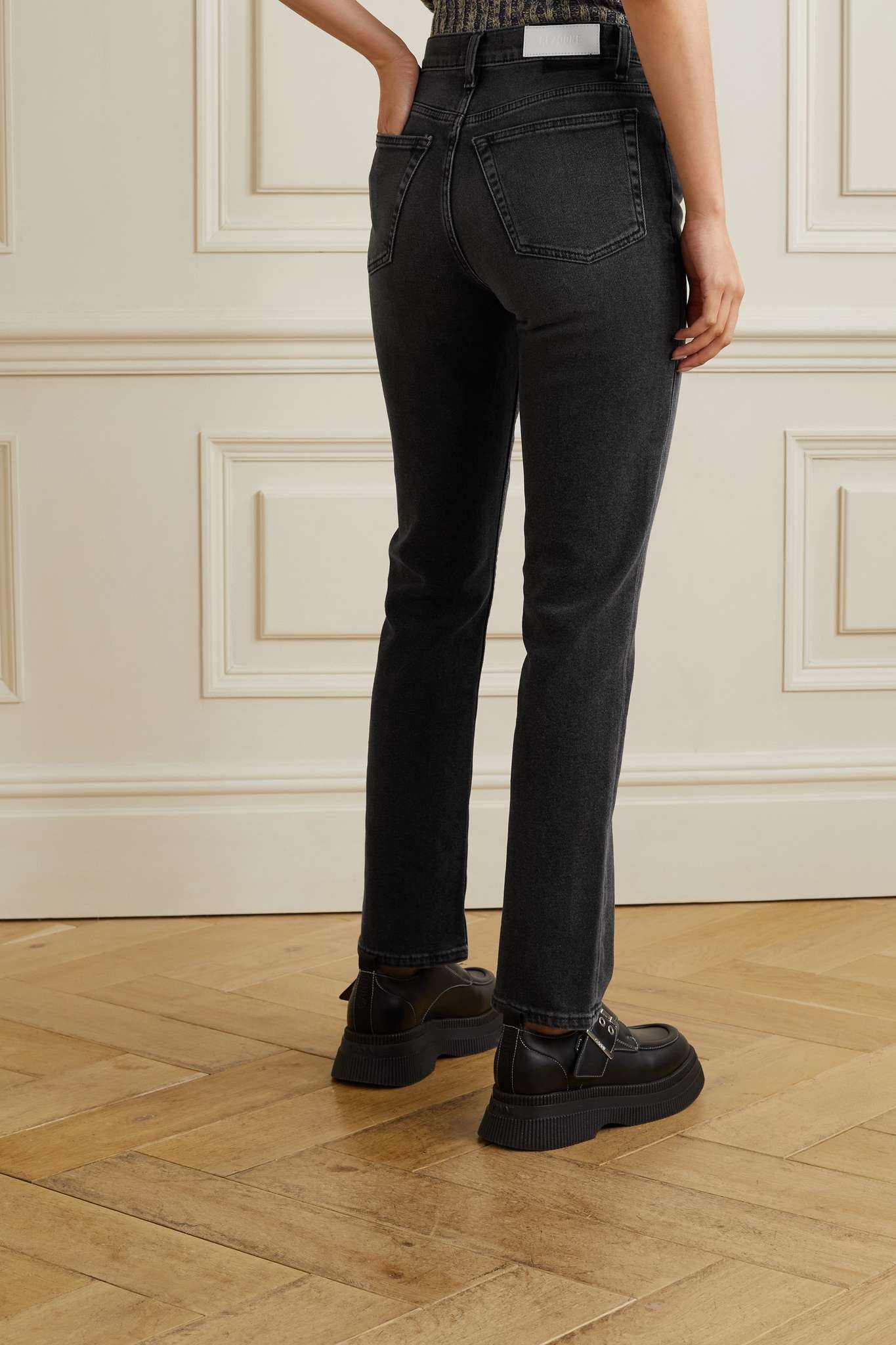 70s high-rise straight-leg jeans - 3