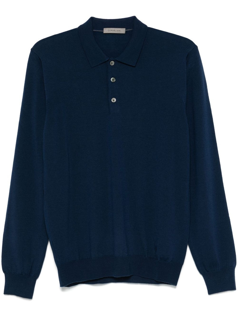 virgin wool polo sweater 1