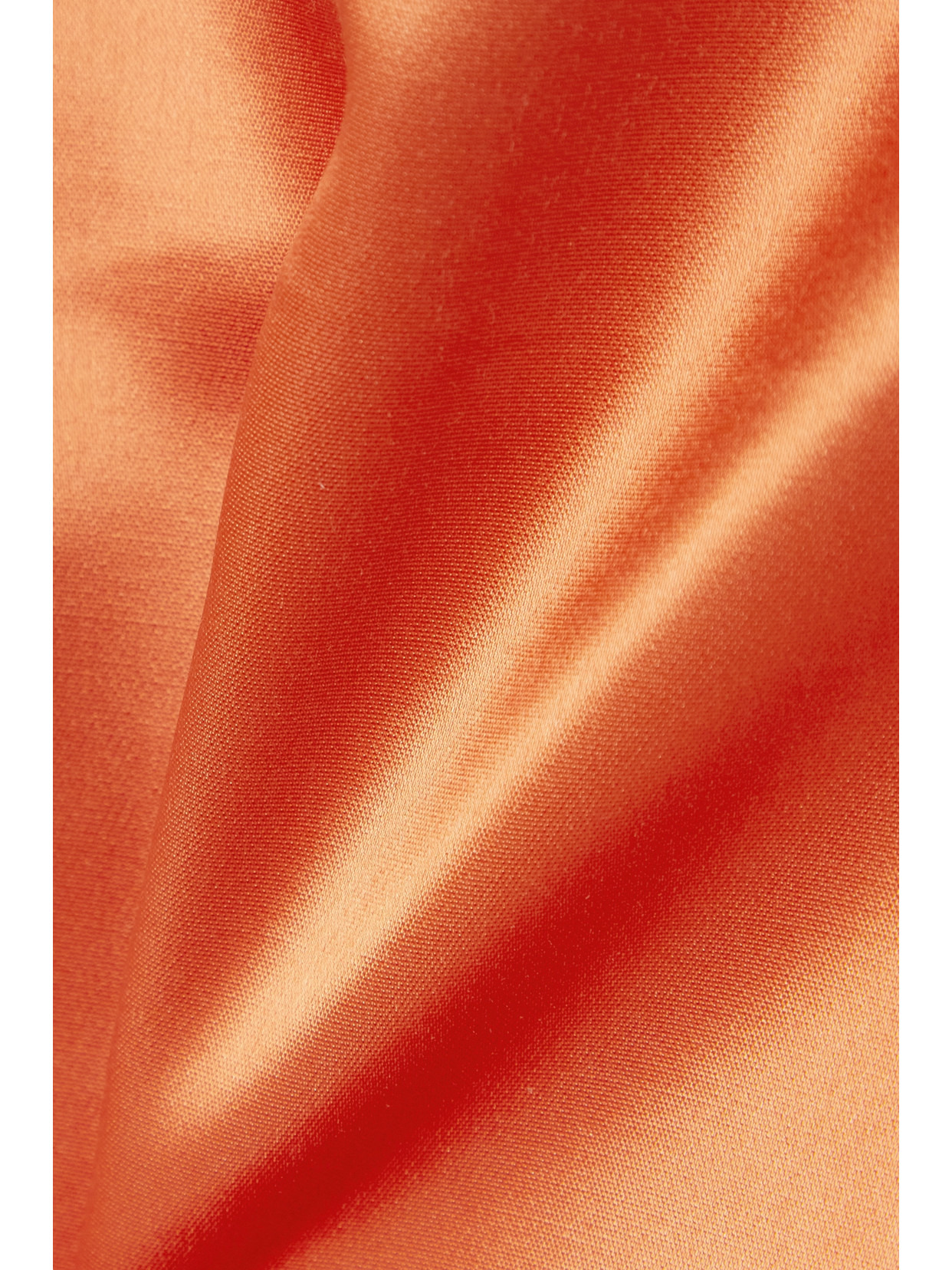 Silk-paneled Satin Dress - 4