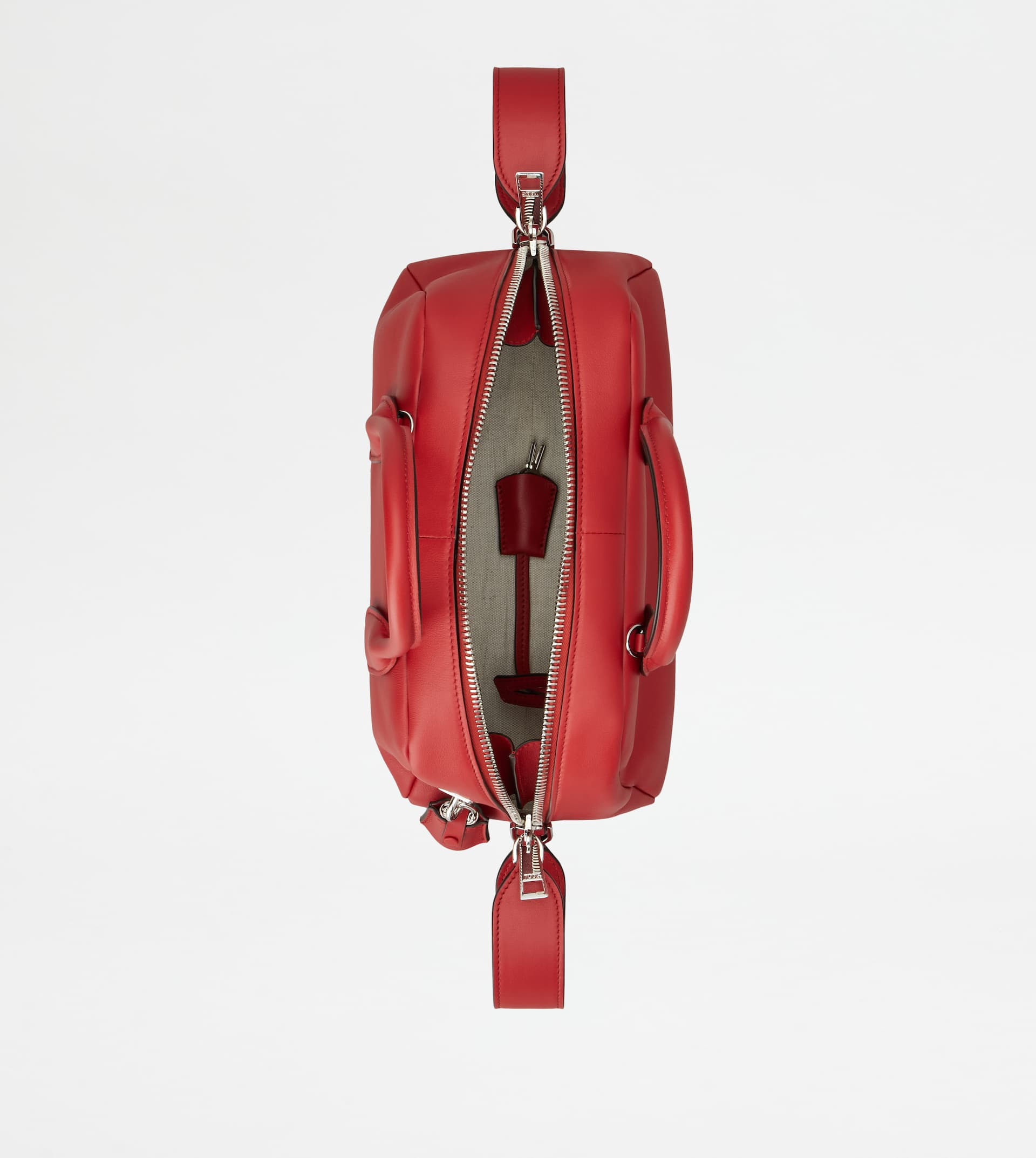 TOD'S DARSENA IN LEATHER SMALL - RED - 5