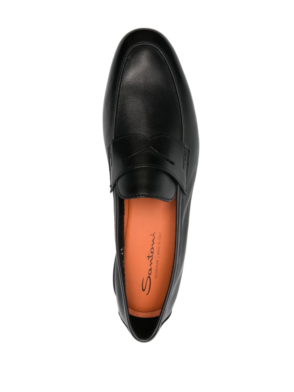 almond leather loafers - 4