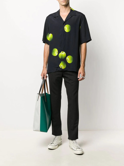 Paul Smith apple print cuban collar shirt outlook