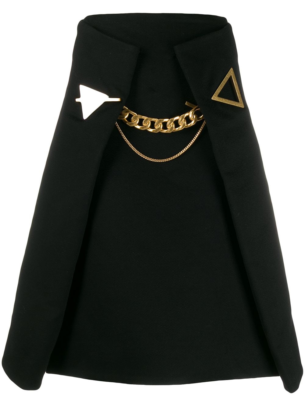 A-line chain detail skirt - 1
