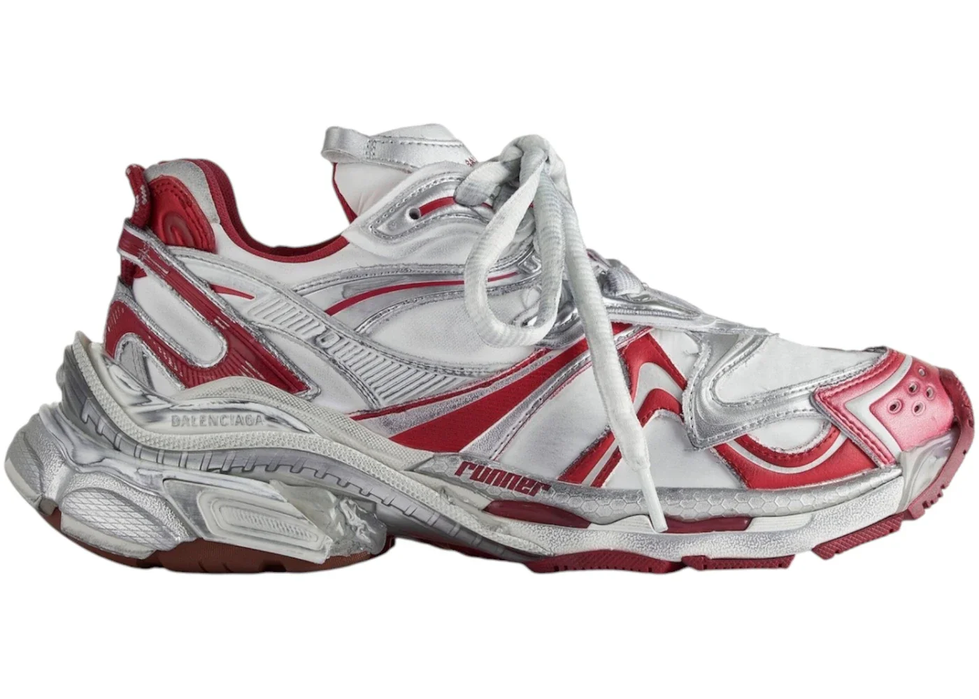 Balenciaga Runner 2.0 Off White Red - 1