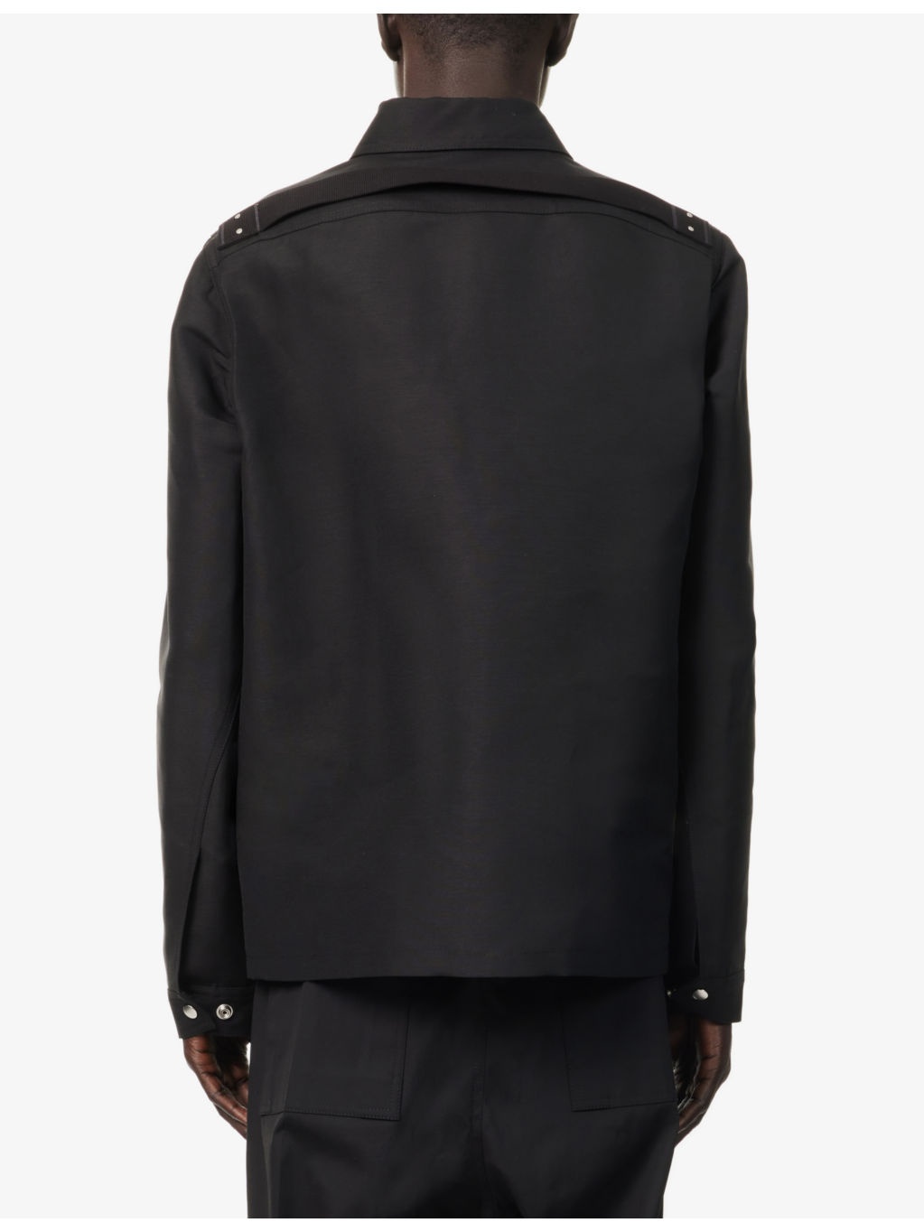Brad Buttoned-Pockets Relaxed-Fit Woven-Blend Jacket - 4