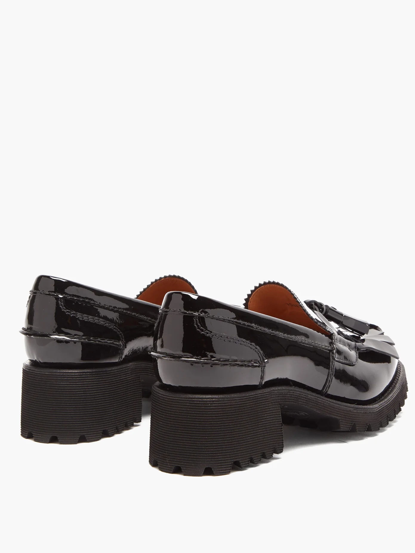 Coleen tasselled patent-leather loafers - 4