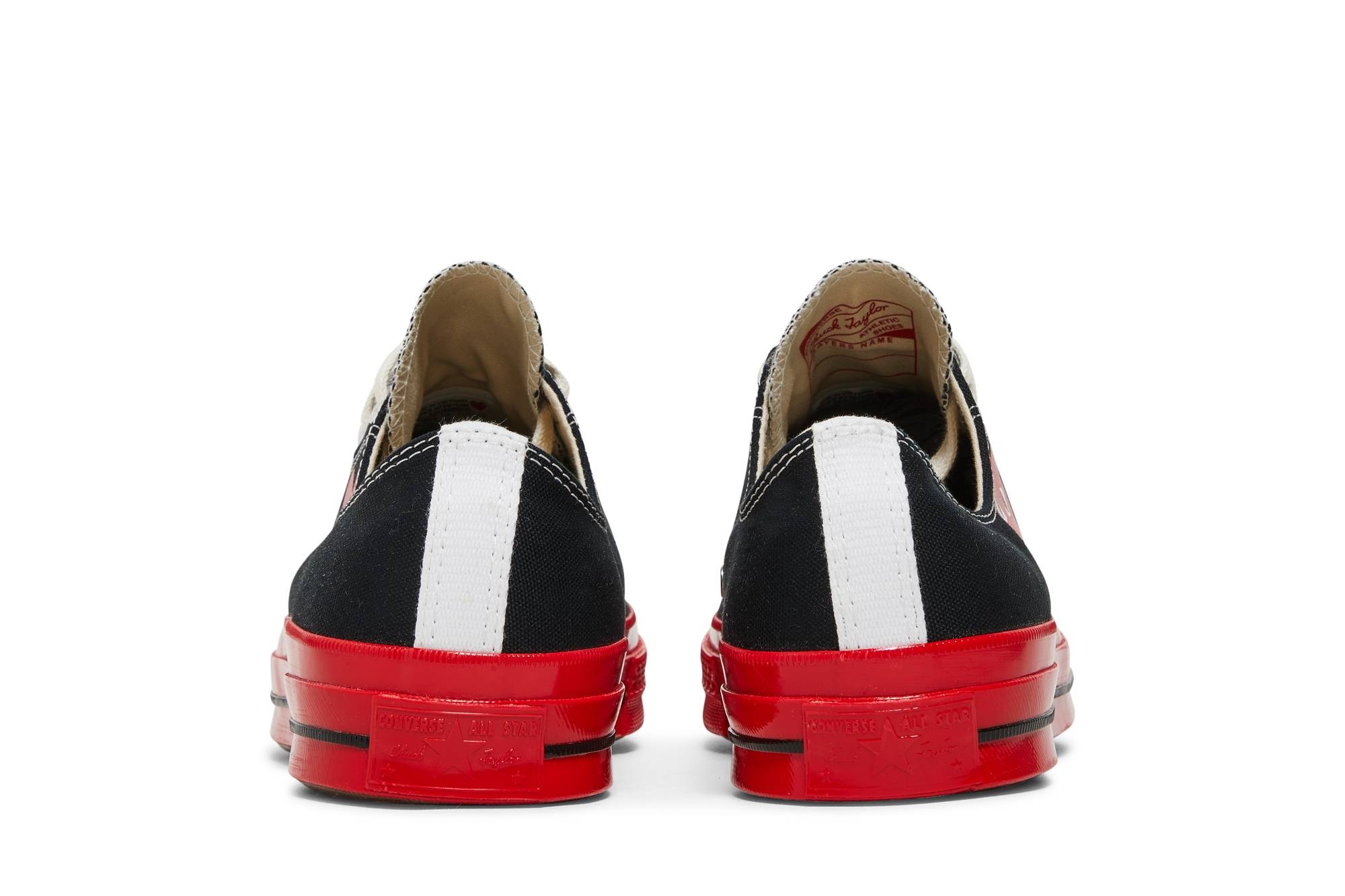 Comme des Garçons Play x Chuck 70 Low 'Black Red' - 6