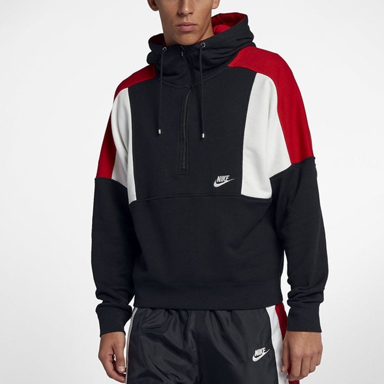 Nike Casual Sports Splicing Contrasting Colors Jacket Black AQ2066-010 - 3