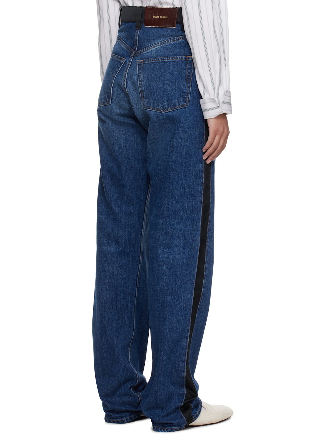 Blue & Black Echo Jeans - 3