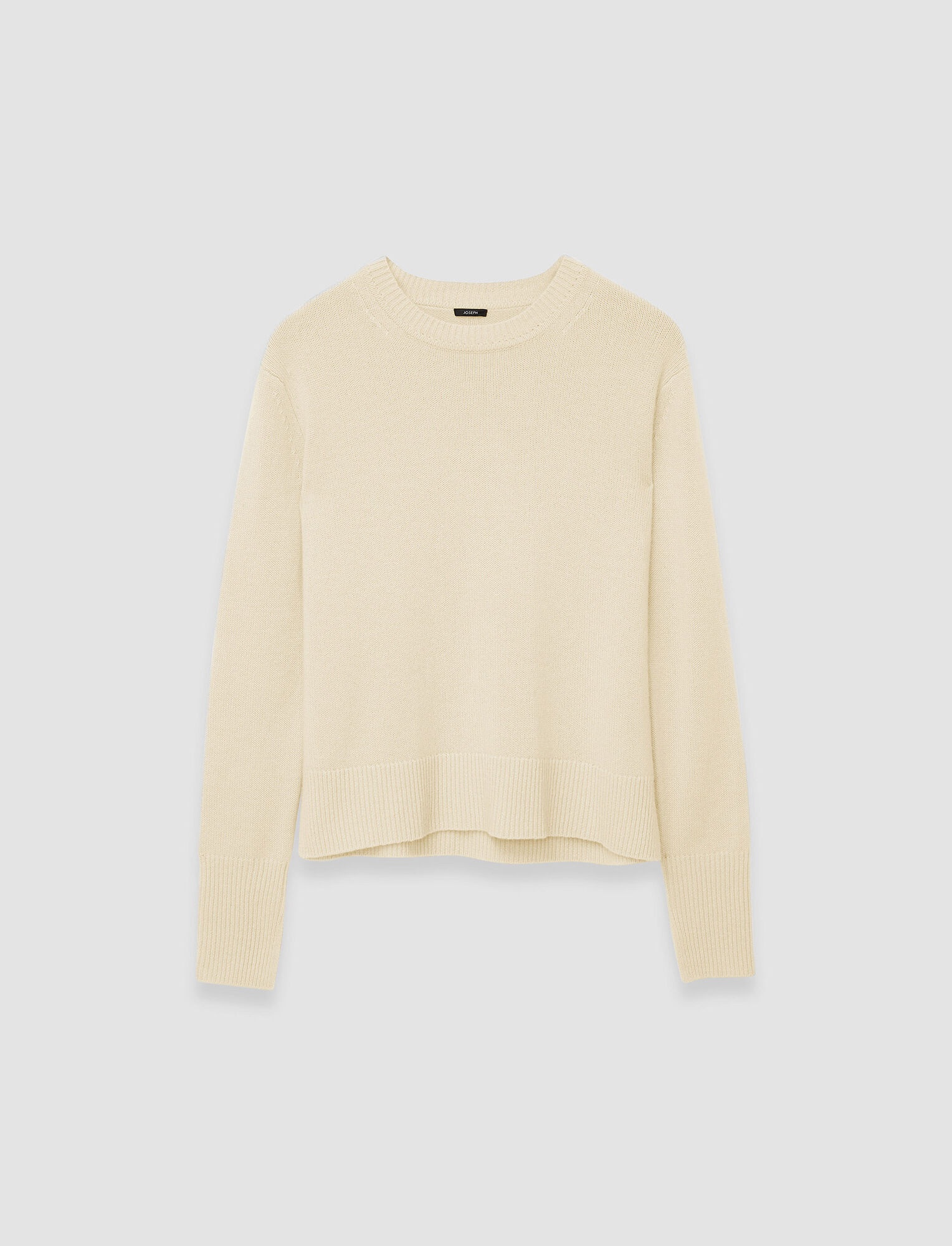Pure Cashmere Round Neck Jumper - 1