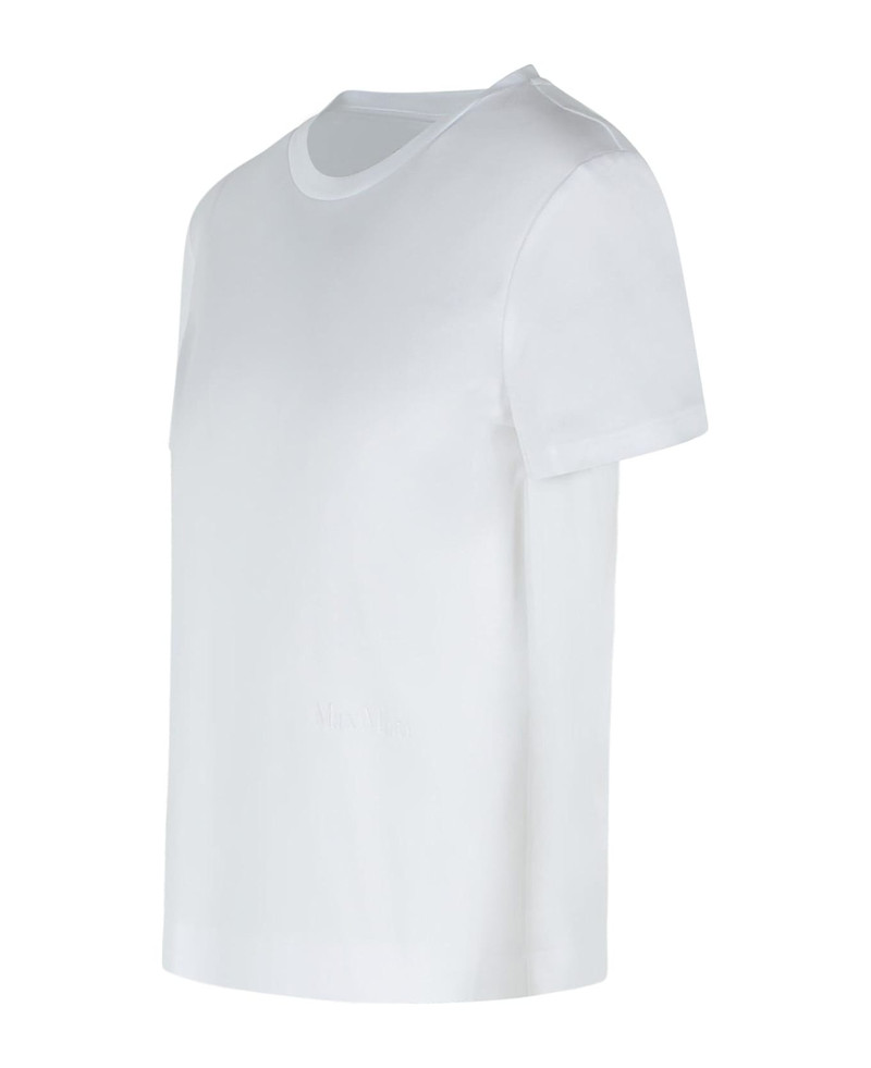 Max Mara White Cotton T-shirt outlook