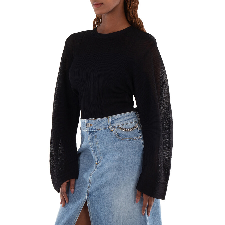 Stella Mccartney Lightweight Plisse Knit Jumper - 3