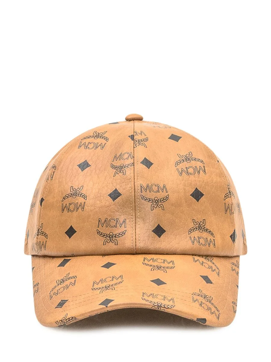 Mcm Mcm Cap In Visetos Cognac - 1