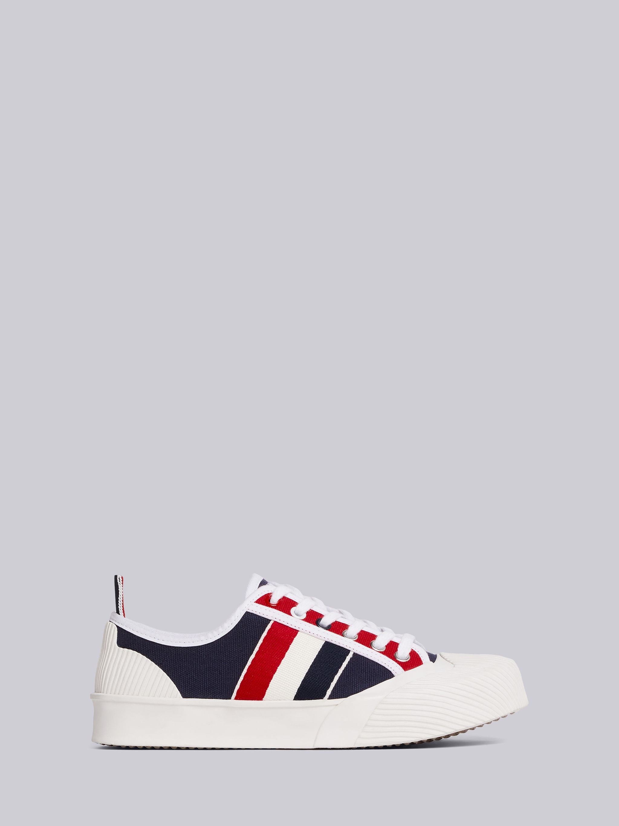 RWB-stripe low-top sneakers - 1