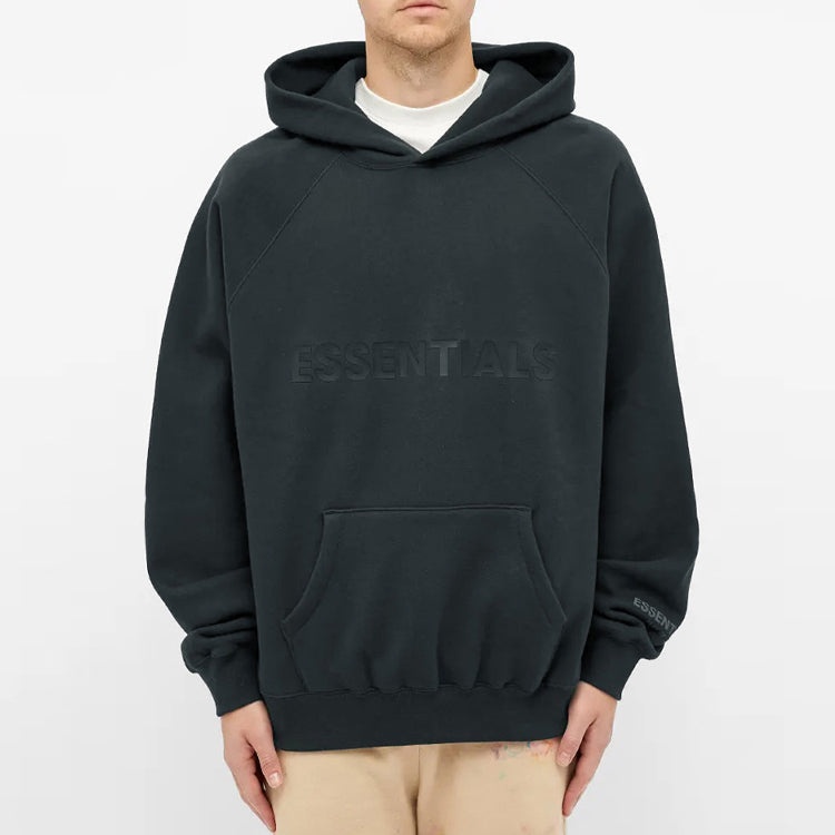 Fear of God Essentials FW20 SSENCE Logo Hoodie 'Dark Navy' 0192250500234041 - 4