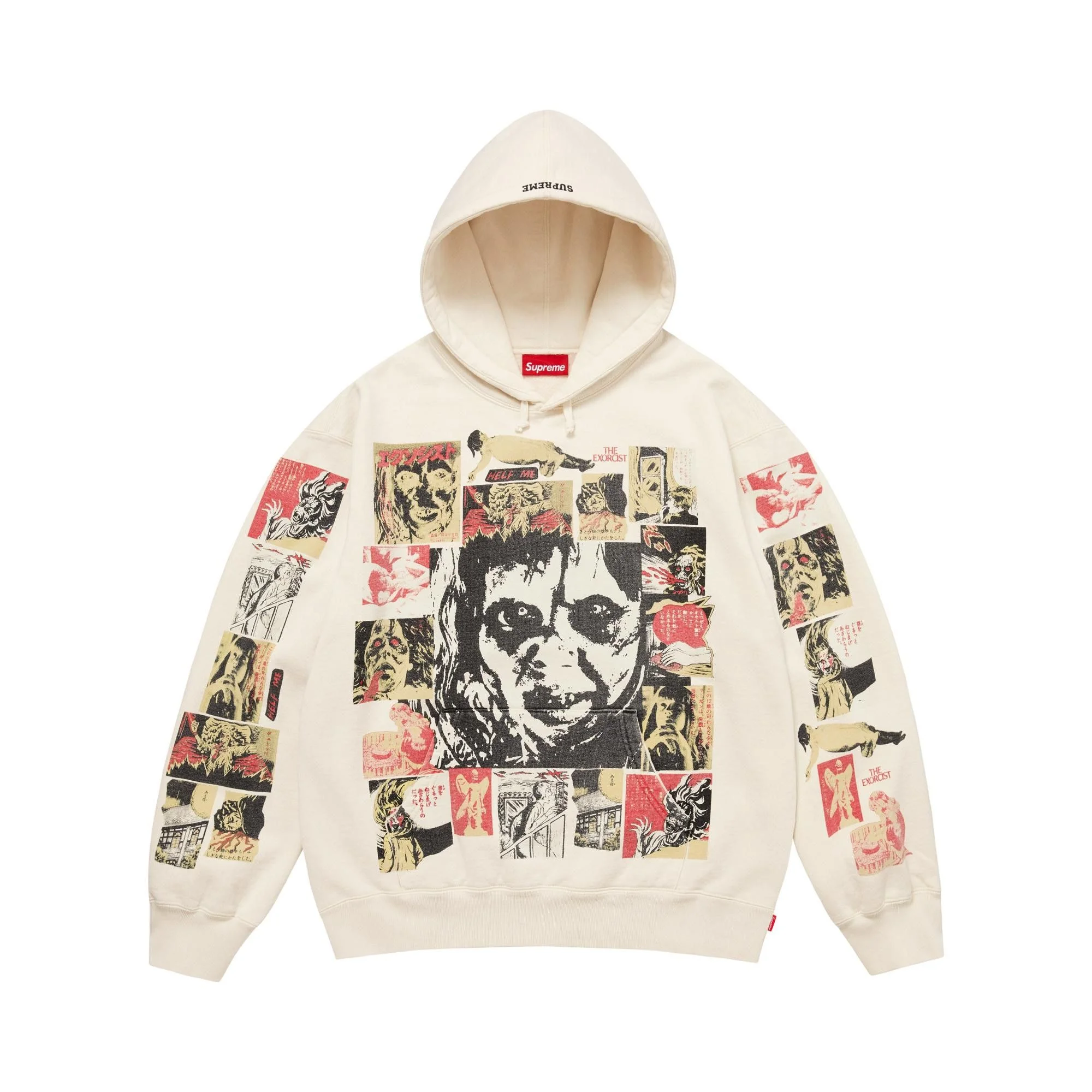 Supreme x The Exorcist Hooded Sweatshirt 'Natural' - 1