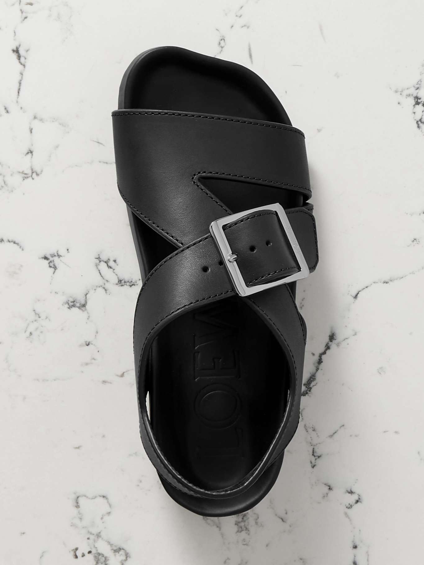 Ease buckled leather sandals - 5
