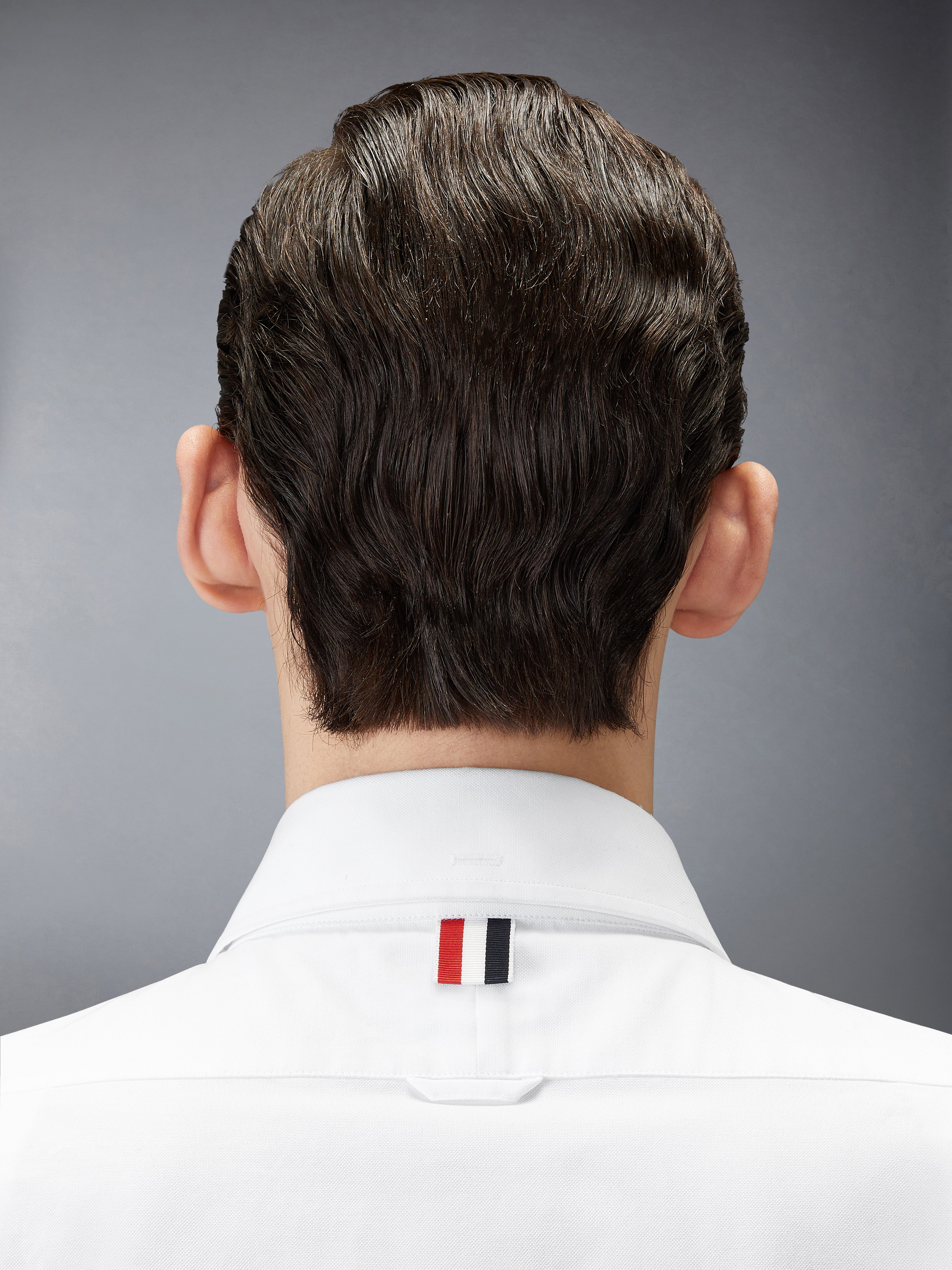 OXFORD BLANKET STITCH DEGRADE SHIRT - 6
