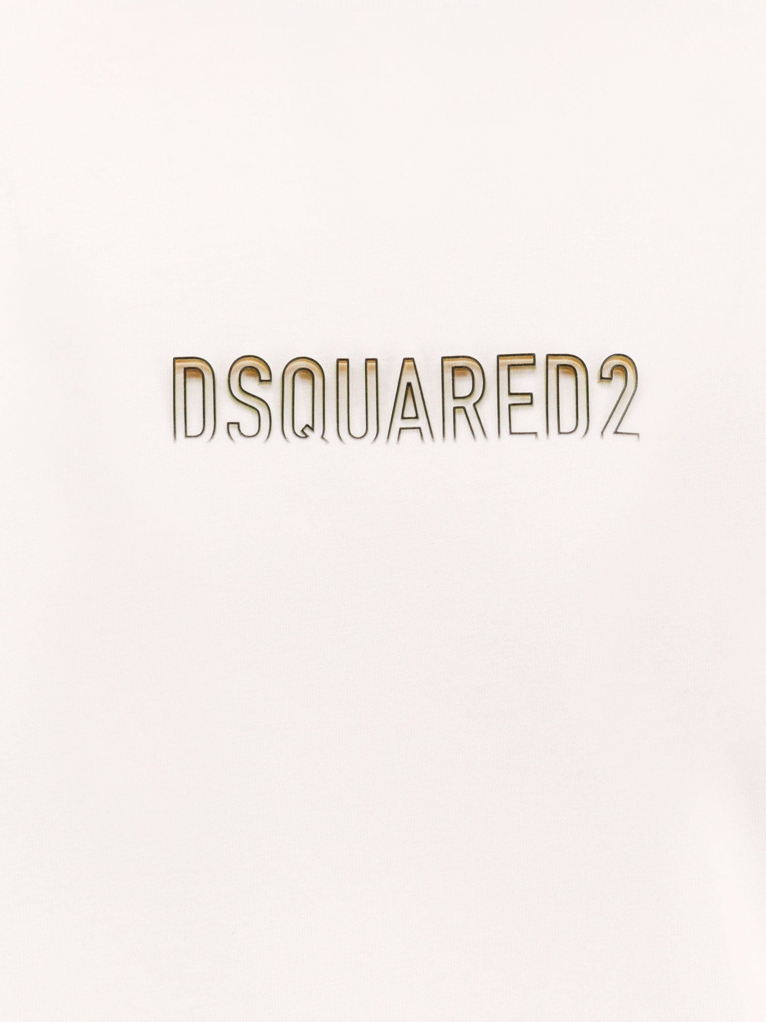 Dsquared2 Cotton T-Shirt With Frontal Embossed Logo - 3