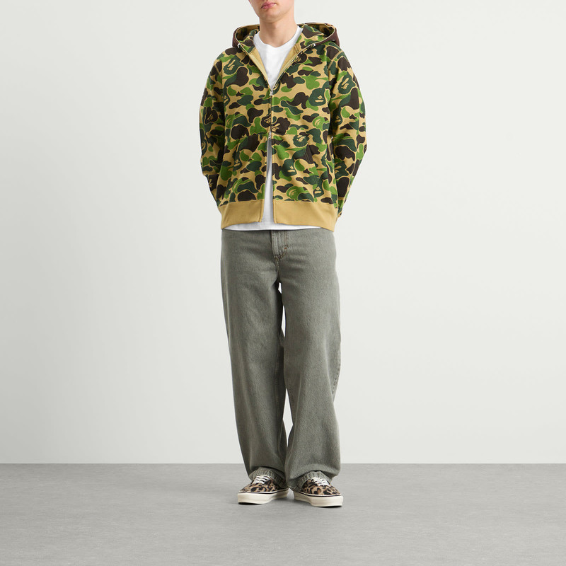 A BATHING APE® A Bathing Ape ABC Camo 2nd Ape Zip Hoodie outlook