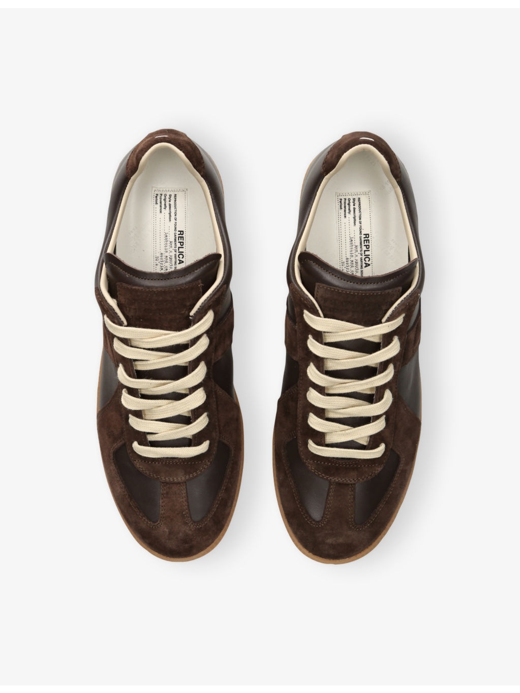 Replica Leather Low-Top Trainers - 2