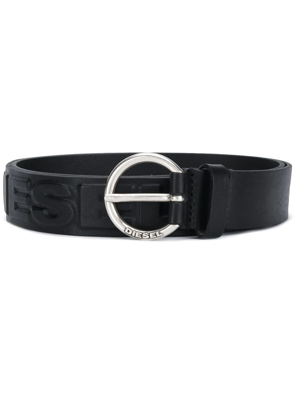 logo buckled belt - 1