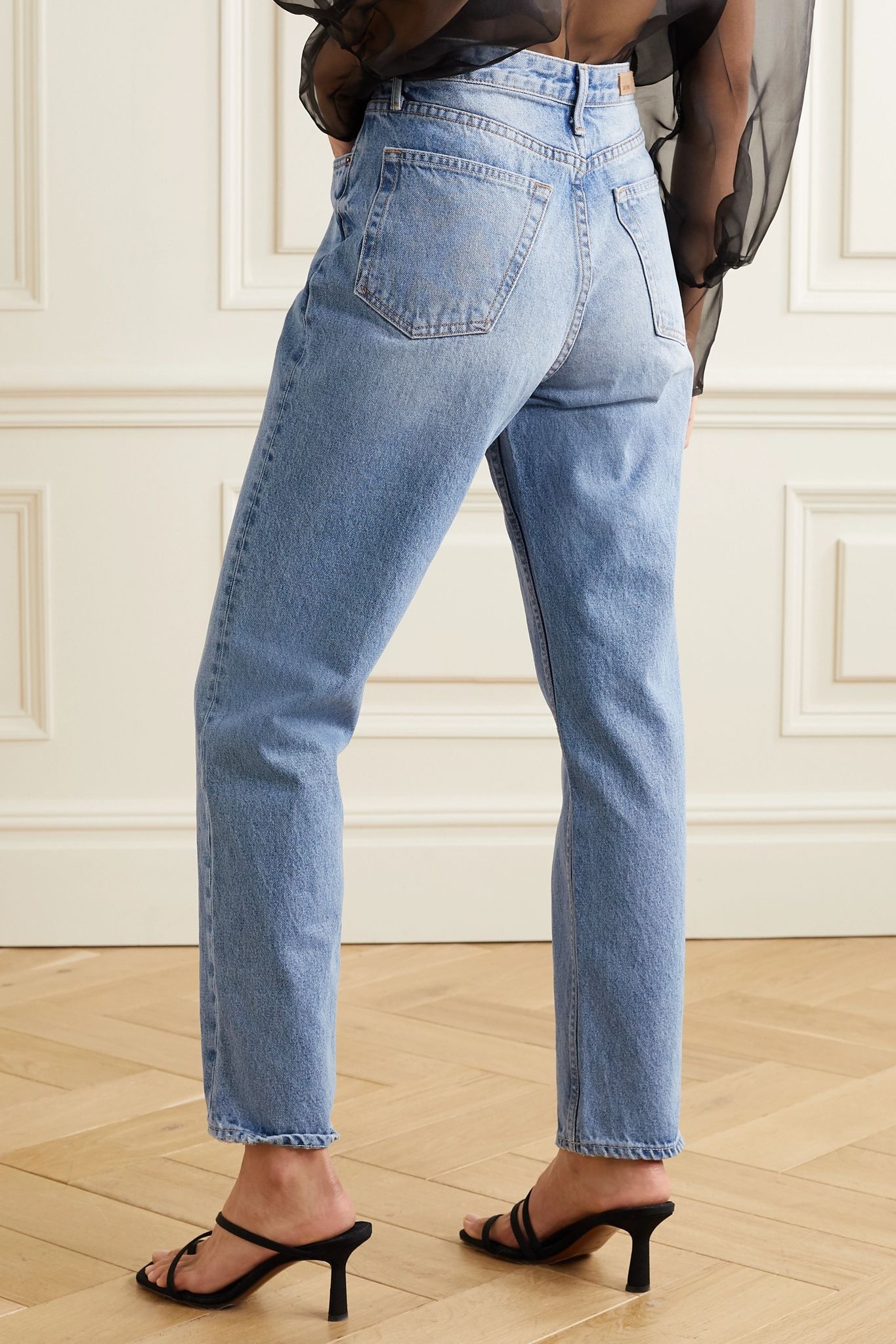 Devon high-rise straight-leg jeans - 4