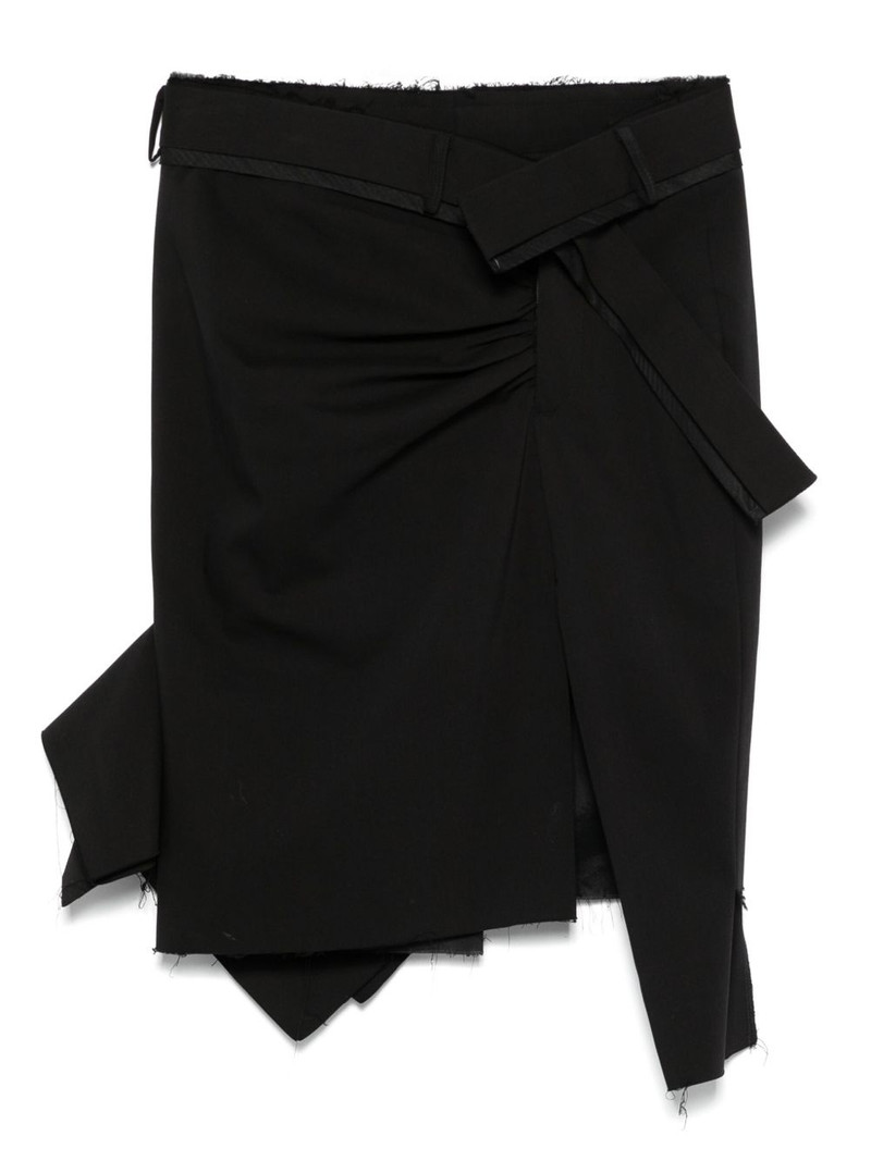 asymmetric mini skirt 1