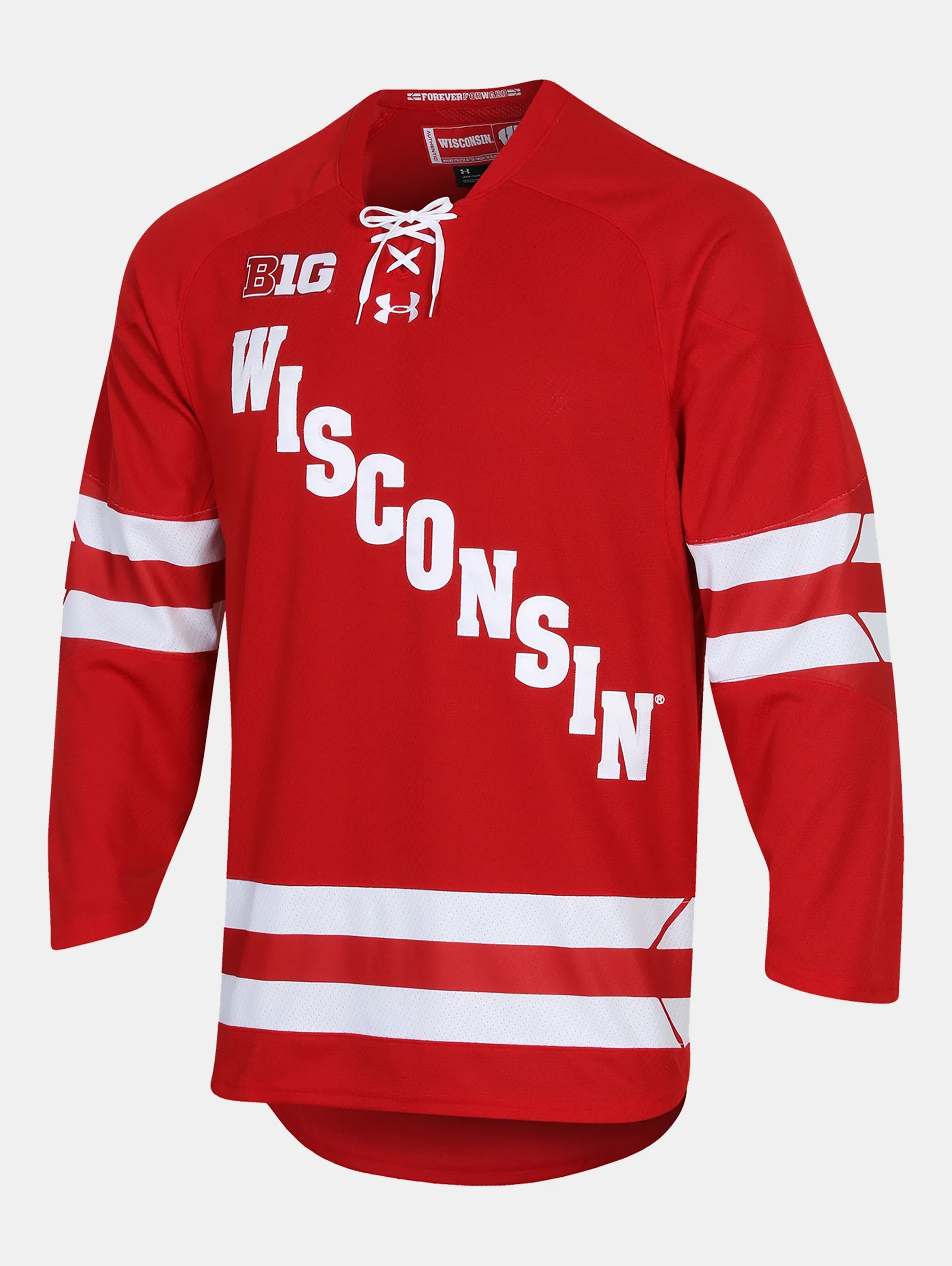 UA Wisconsin Collegiate Hockey Replica - 1