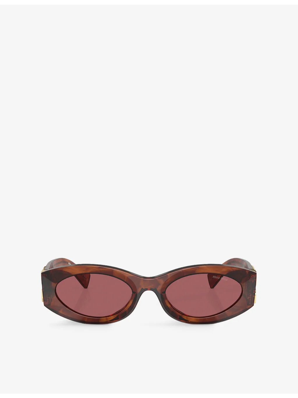 MU 11WS oval-shape acetate sunglasses - 1
