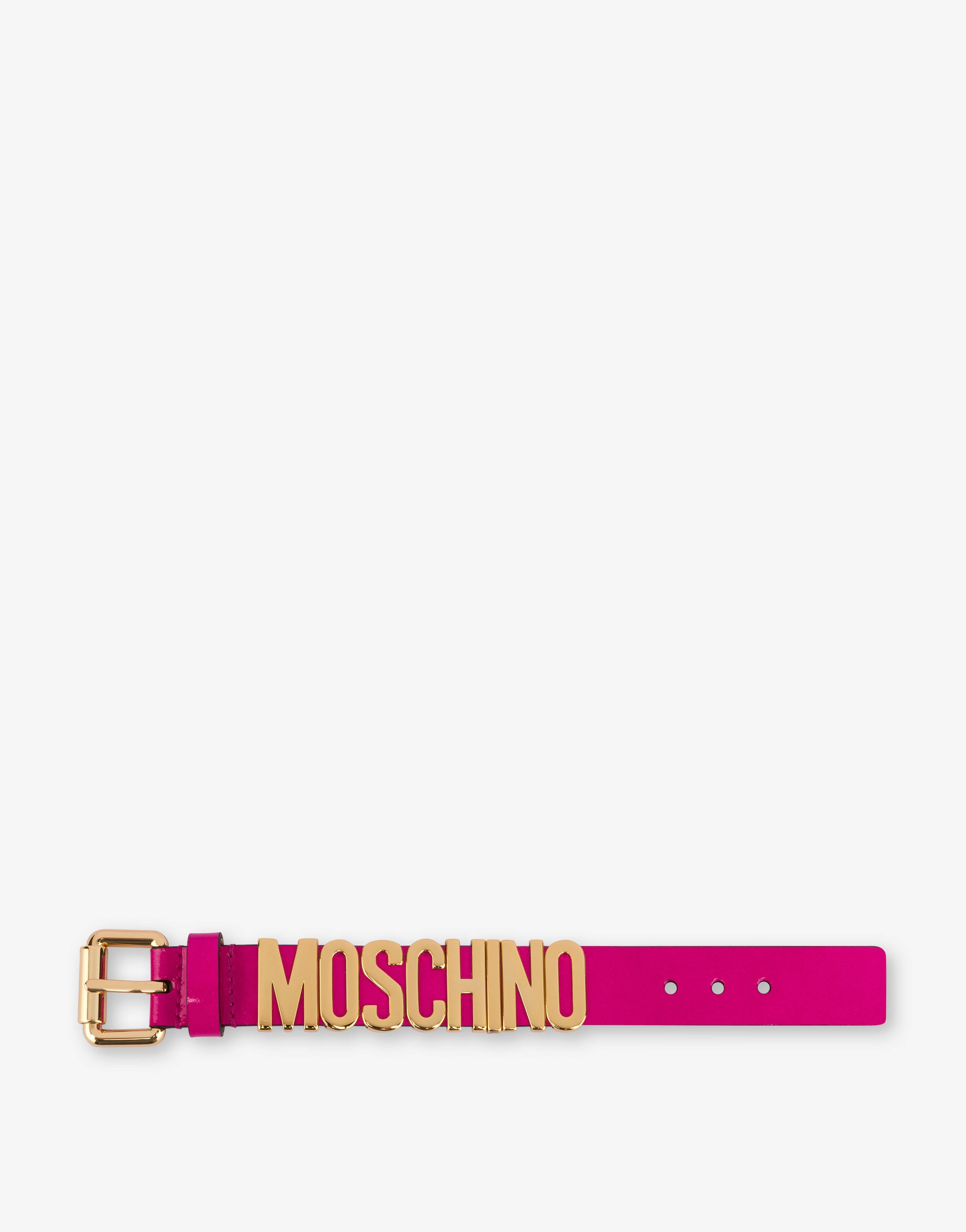 LOGO LETTERING PATENT LEATHER BRACELET - 2
