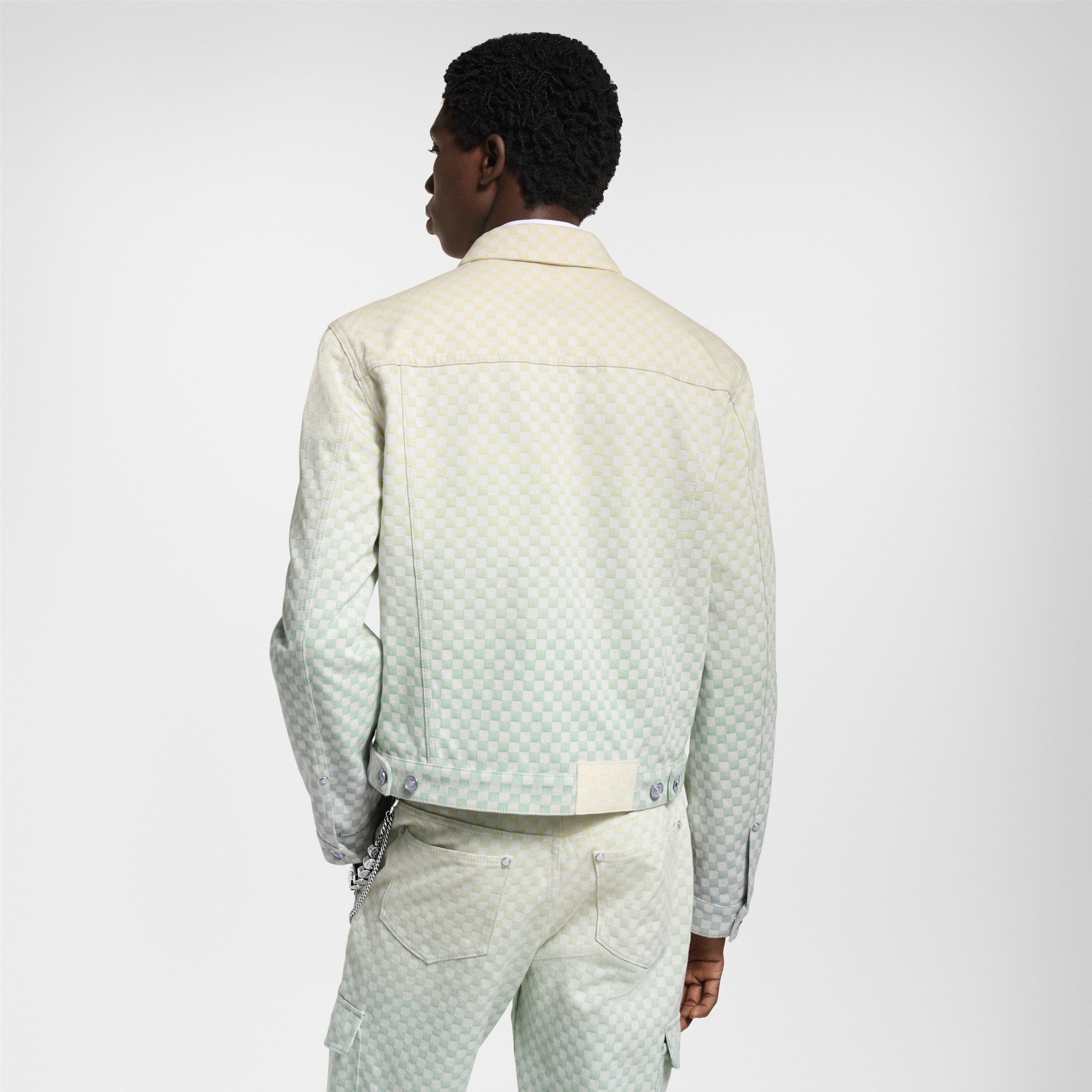 Damier Gradient Jacquard Denim Jacket - 3