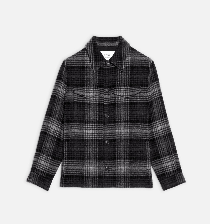 AMI Paris Buttoned Jacket With Patch Pockets outlook