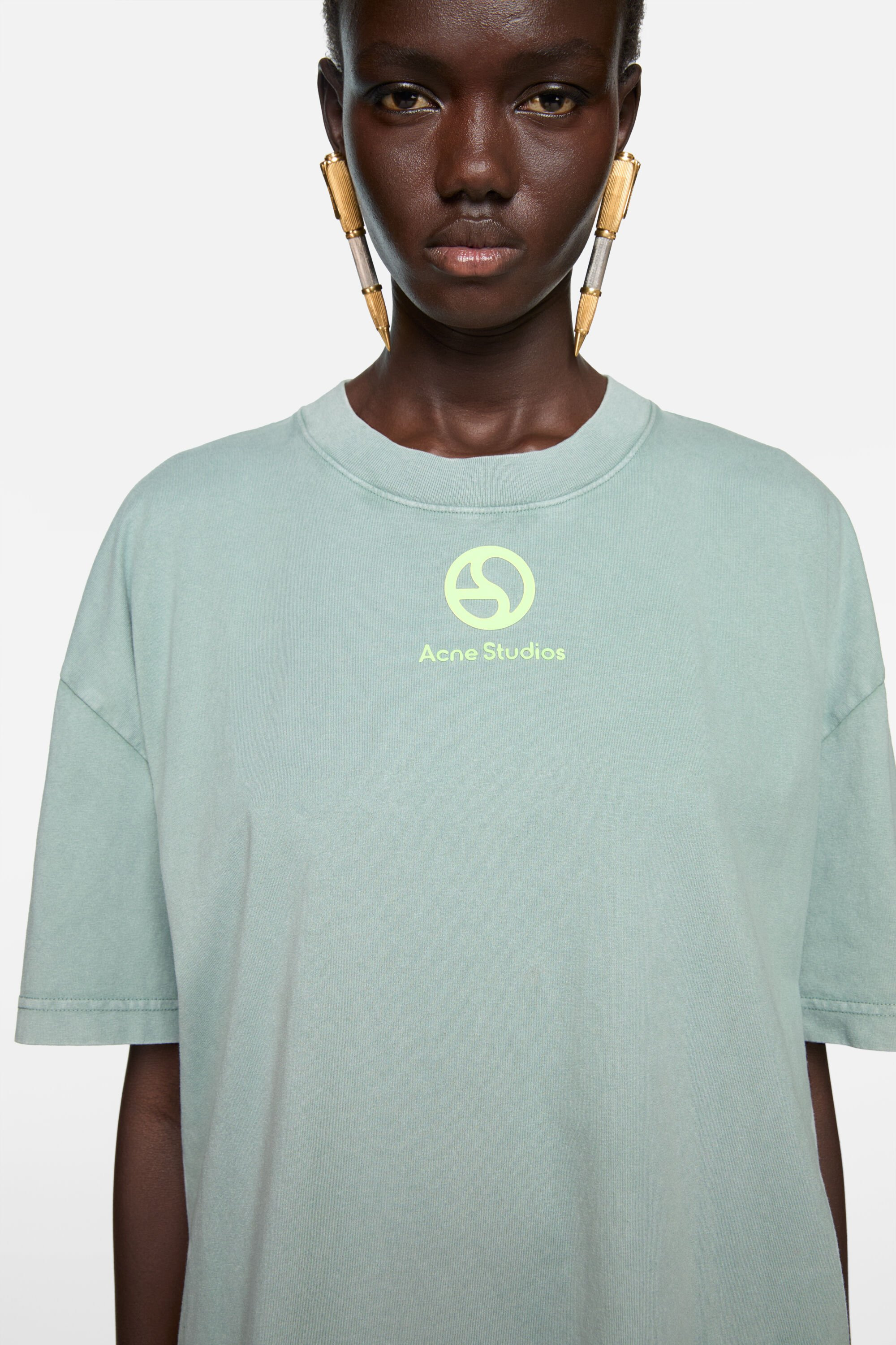 Logo t-shirt - Mint green - 4
