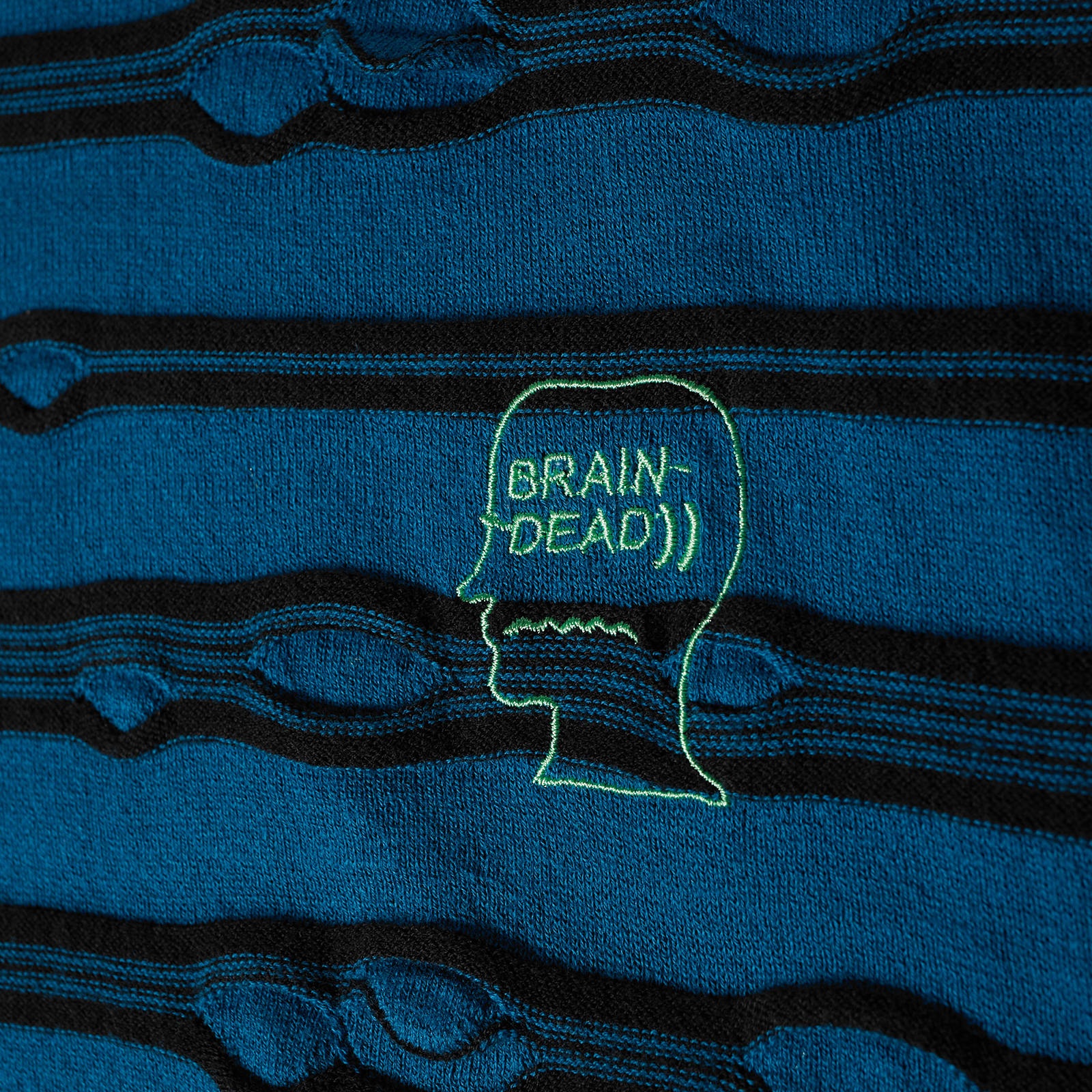 Brain Dead Puckered Striped T-Shirt - 3