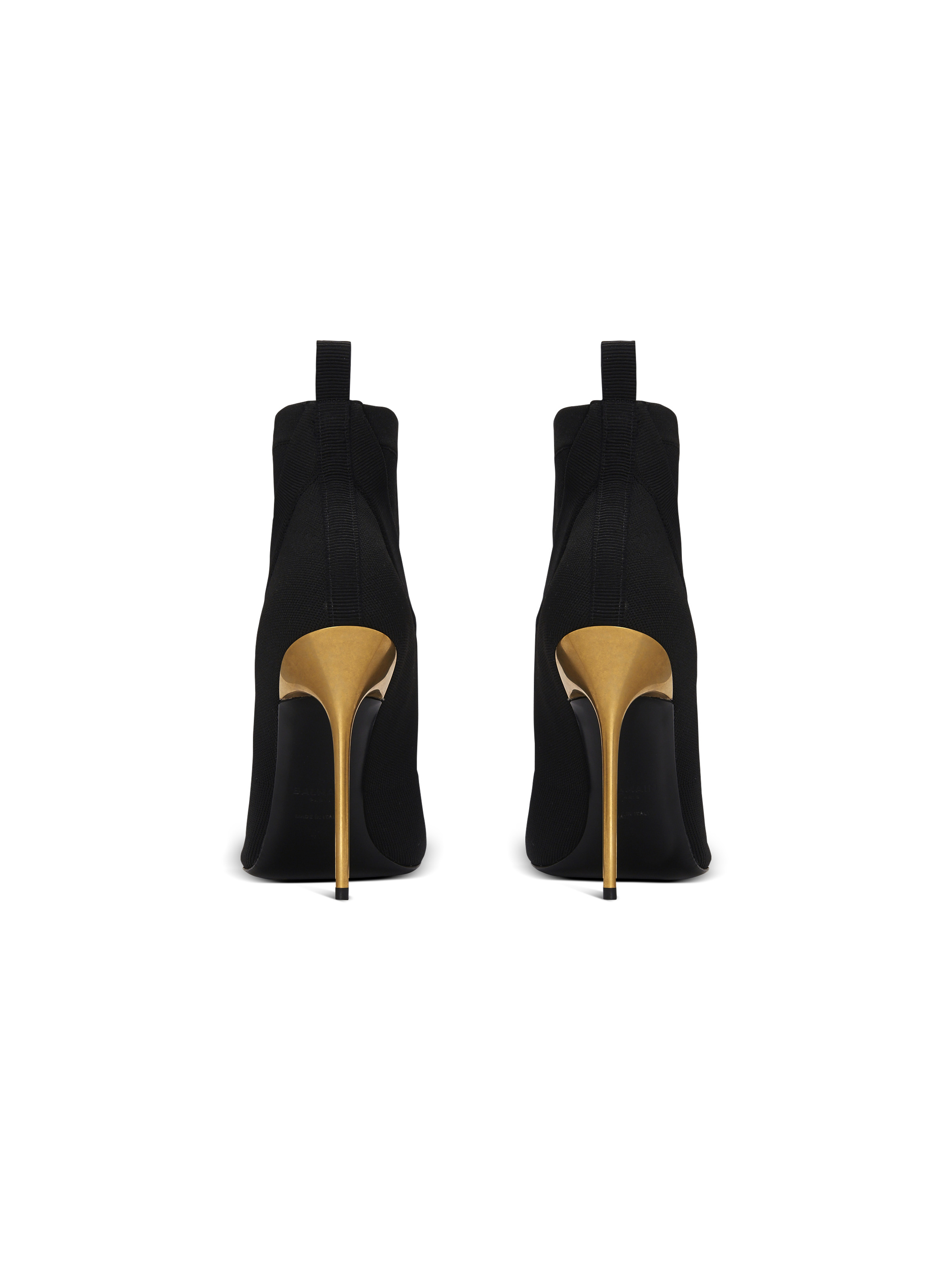 Crewneck knit ankle boots - 4