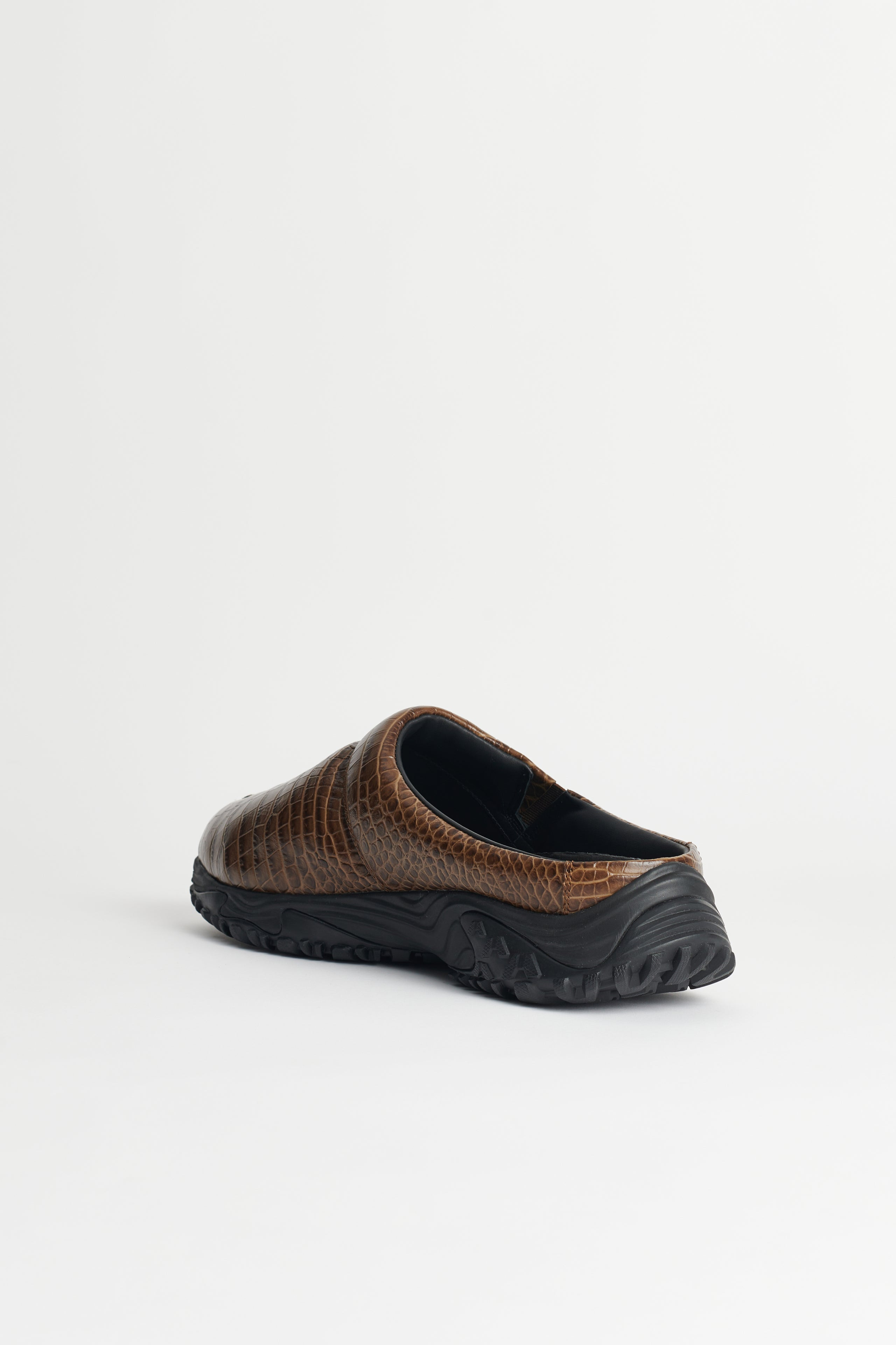 MARTINE ROSE X CLARKS CLOG BROWN CROC - 2