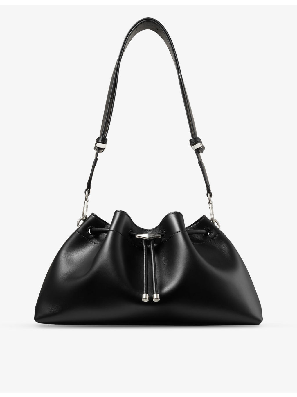 Cinch leather shoulder bag - 6