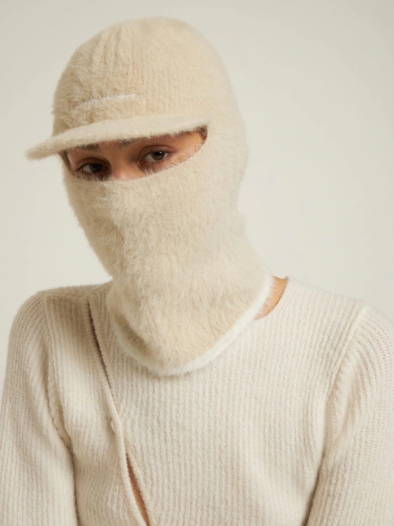 JACQUEMUS LA CAGOULE CASQUETTE PLUSH BALACLAVA HAT | luisaviaroma 
