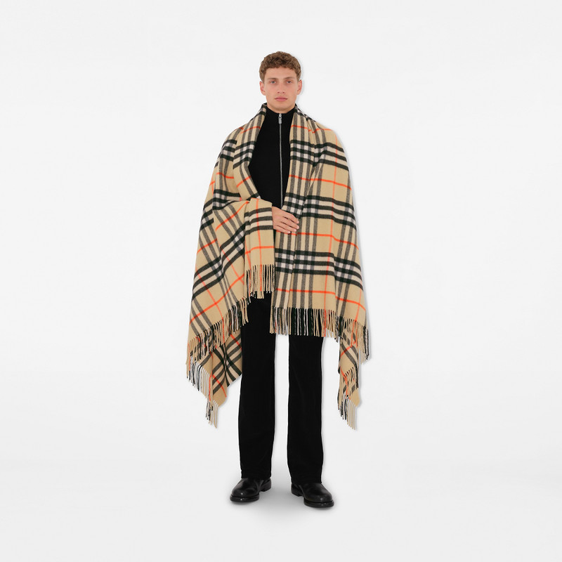 Check Cashmere Blanket 3